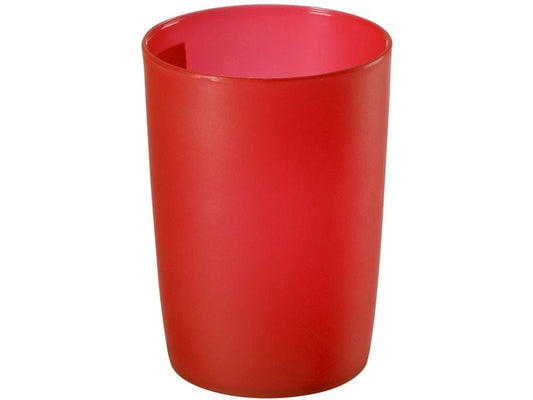 diaqua® | Diaqua Mundspülbecher Trend Frosted | Ø 6.8 X 10 cm, Rot/Transp.