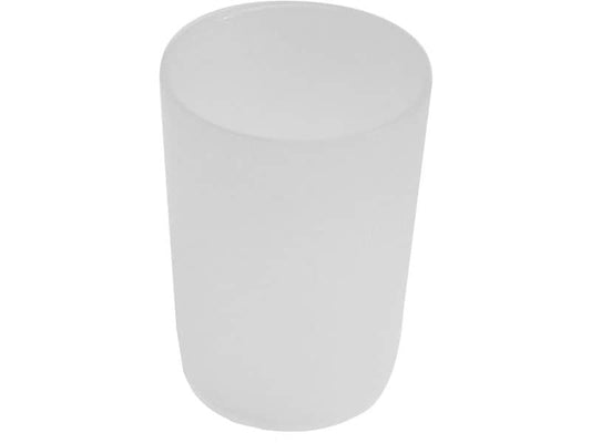 diaqua® | Diaqua Mundspülbecher Trend Frosted | Ø 6.8 X 10 cm, Weiss/Transp.