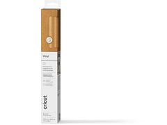 Cricut | Vinylfolie Premium Textured Metallic | 1 Stück, 30.5 x 122 cm, gold