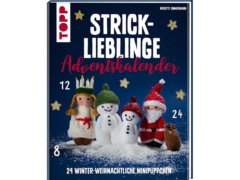 Frechverlag | Frech Adventskalender Strick-Lieblinge | 24 Minipüppchen