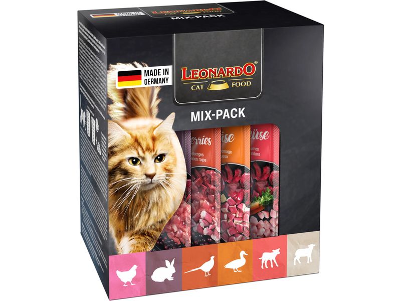 Leonardo Cat Food | Leonardo Mix-Pack | 6 x 85 g