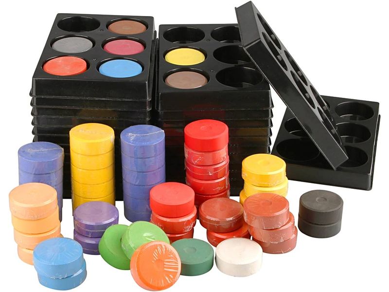 Creativ Company | Wasserfarben | Pack à 24 Blöcke
