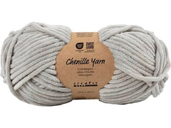 Creativ Company | Veloursgarn | Polyester grau 105 m Nadelstärke 5-6