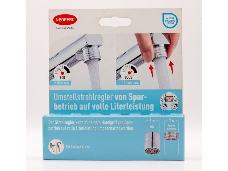 NEOPERL | Umstellstrahlregler Sparbetrieb | M22/M24, 5 / 10 L/MIN
