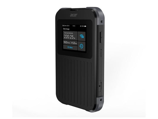 Acer | Connect Enduro M4: 5G Hotspot, 20GB | Schwarz,5G/LTE, WiFi-6,USB-C, 6500mAh, 20GB
