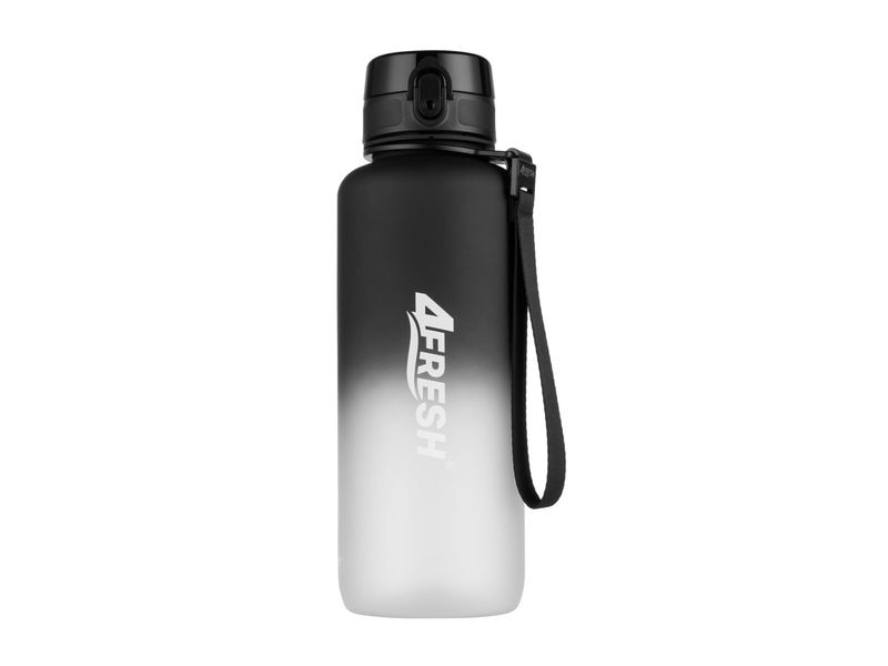 4Fresh | Flasche Colourful Gradient 1.5L | Schwarz-Weiss