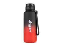 4Fresh | Flasche Colourful Gradient 1.5L | Schwarz-Rot