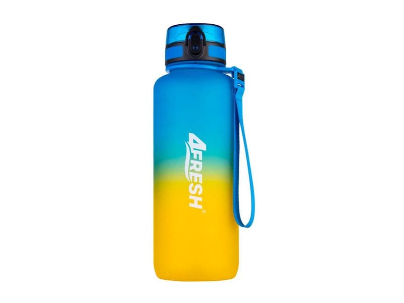 4Fresh | Flasche Colourful Gradient 1.5L | Blau-Gelb