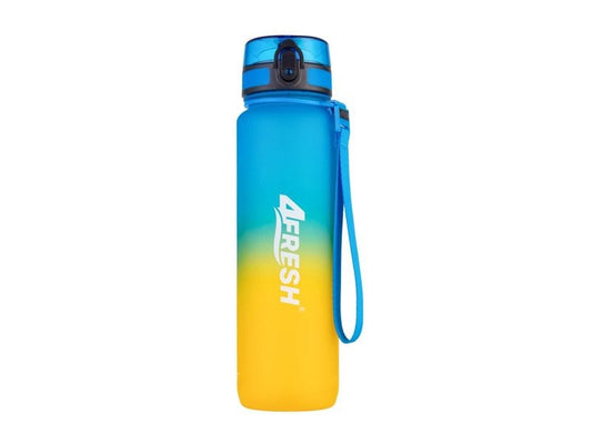 4Fresh | Flasche Colourful Gradient 1L | Blau-Gelb