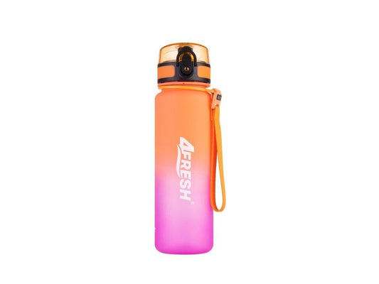 4Fresh | Flasche Colourful Gradient 500ml | Orange-Lila