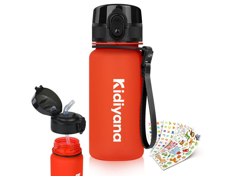 4Fresh | Flasche Colourful Frosted 350ml | Rot