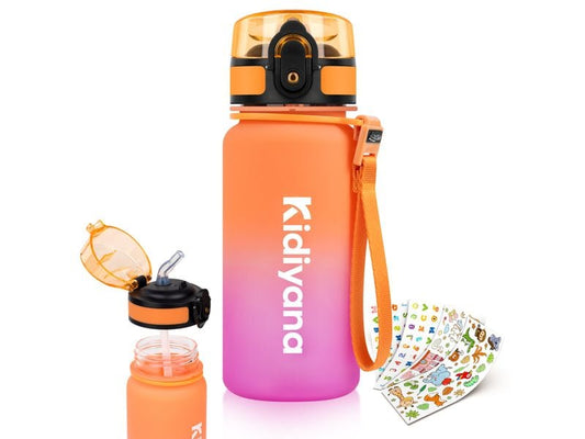 4Fresh | Flasche Colourful Gradient 350ml | Orange-Lila