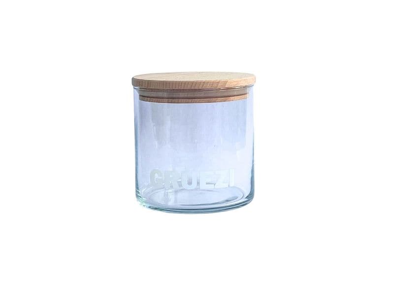 Wunderle | Glasdose Grüzi | H 10,7cm, D 10,5cm, 530ml Volumen