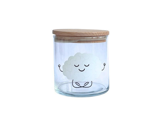 Wunderle | Glasdose Wolke 7 | H 10,7cm, D 10,5cm, 530ml Volumen