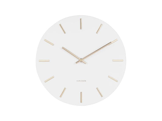 KARLSSON | Wanduhr Charm Small | Ø 30 cm, White