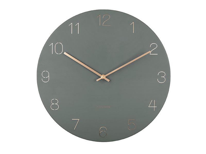 KARLSSON | Charm Engraved Numbers | Ø 40 cm, Jungle Green