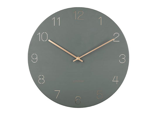 KARLSSON | Charm Engraved Numbers | Ø 40 cm, Jungle Green