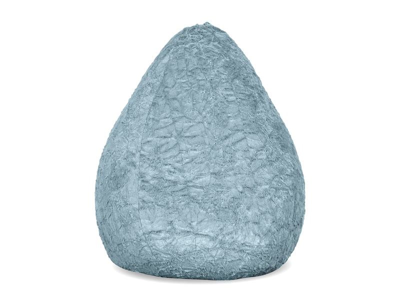 Lumaland | Sitzsack Fluffy 120l pastellblau | Waschbar