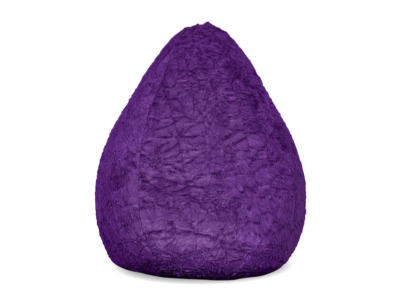Lumaland | Sitzsack Fluffy 120l lila | Waschbar