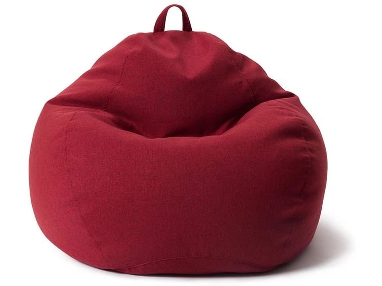 Lumaland | Sitzsack Comfort 120l rot | Feincord