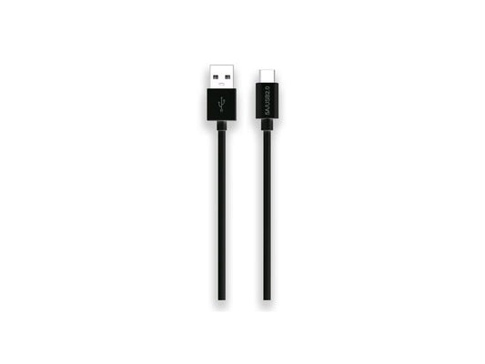 LMP | USB Lade und Datenkabel A - C 2M | schwarz, 36W Android, 7.5W iOS