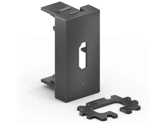 PureLink | mediahub2 schwarz HDMI Blende M2-CVR1000 | HDMI Steckplatzabdeckung, schwarz