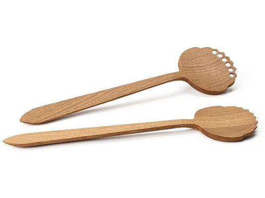Continenta | Eiche Salatbesteck | 32.5cm