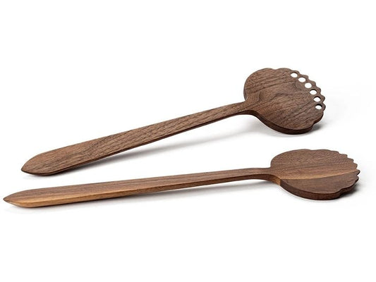 Continenta | Walnuss Salatbesteck | 32.5cm