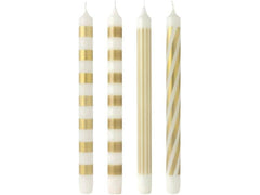 Villeroy & Boch | Christmas C. Kerzen 4tlg | Stabkerzen weiss/gold