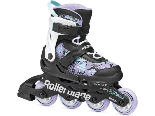 ROLLERBLADE | MICROBLADE SL 33-36.5 | BLACK/LAVENDER/LIGHT BLUE