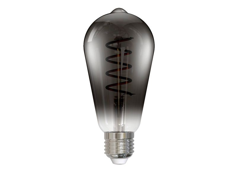 Hama | Edison ST64 | E27, Smoke, Klar, Extra Warmweiss, dimmbar