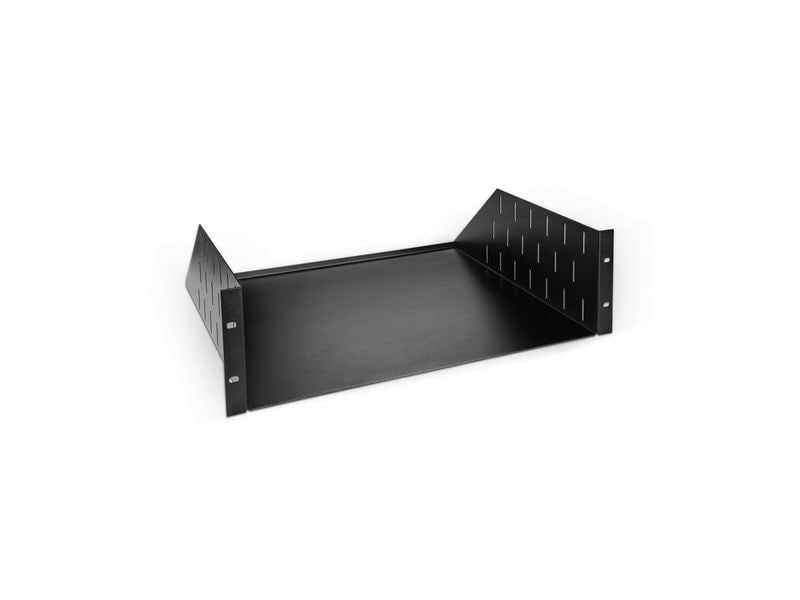 Adam Hall | 19? Parts RACK TRAY 03 | 3 HE Stahl 375 mm tief Schwarz