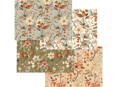 Trendform | Papiertischset FLORAL AUTUMN | 4 Sujets à 12 Blatt
