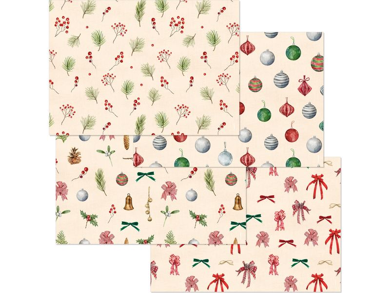 Trendform | Papiertischset DECEMBER | 4 Sujets à 12 Blatt