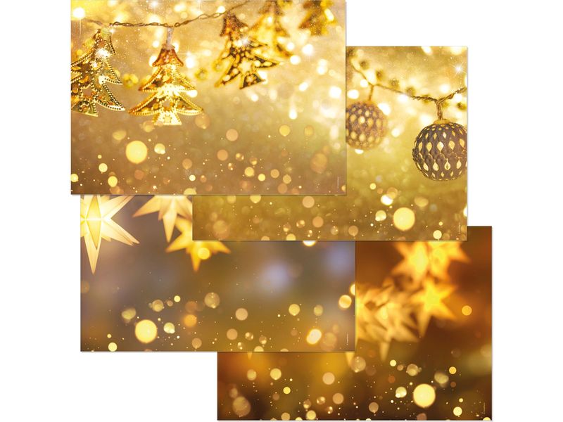 Trendform | Papiertischset STARRY BRIGHT | 4 Sujets à 12 Blatt