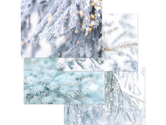 Trendform | Papiertischset SNOWY PINES | 4 Sujets à 12 Blatt