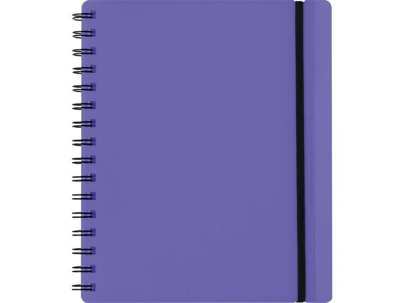 Kolma | Koma Notizbuch Easy A5 | 100 Blatt, 70 g/m2 kariert, lila