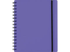 Kolma | Koma Notizbuch Easy A5 | 100 Blatt, 70 g/m2 kariert, lila