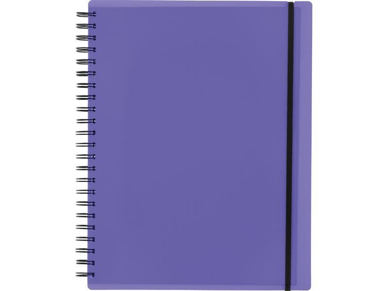 Kolma | Koma Notizbuch Easy A4 | 100 Blatt, 70 g/m2 kariert, lila