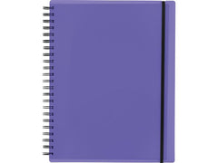 Kolma | Koma Notizbuch Easy A4 | 100 Blatt, 70 g/m2 kariert, lila