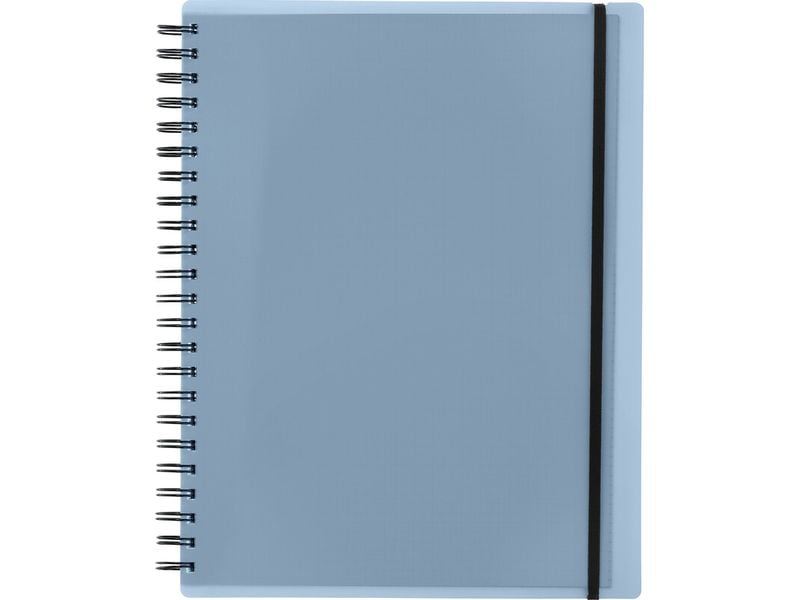 Kolma | Koma Notizbuch Easy A4 | 100 Blatt, 70 g/m2 kariert, grau