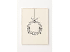 Wallxpert | Weihnachtsbilder beige | 33 x 48 cm, 3 Stück (verschieden)
