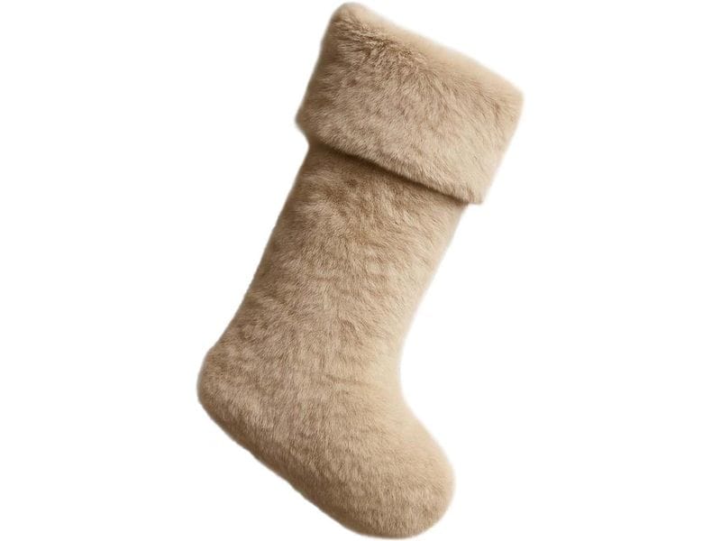 Conceptum Hypnose | Weihnachtssocken | beige, 37x24 cm