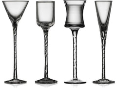 Lyngby | Aquavit Nora, 4 Stück | Transparent, Soda-lime glass