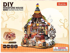 Rolife | Haunted Candy House | 364-teiliges DIY-Haus mit 9 Lichtpunkten