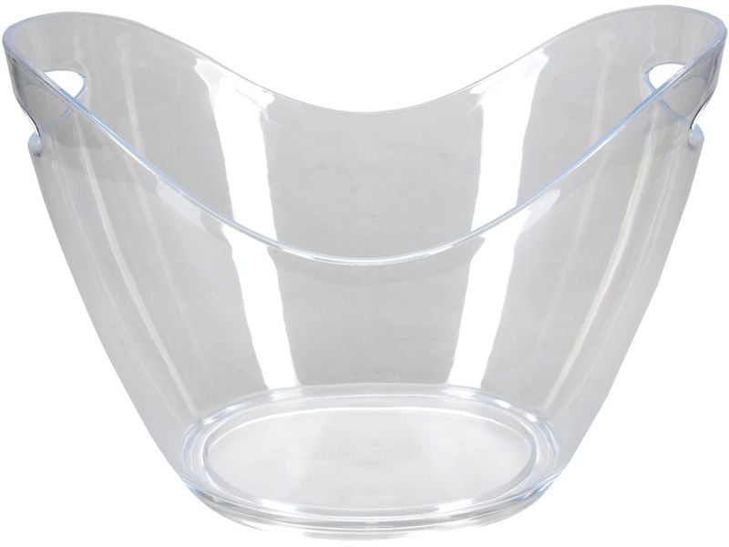 Nouvel | Weinkühler, medium | 34.5 x 25.5 x 25.5 cm, transparent