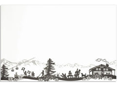 Nouvel | Tischset Alpfest Scherenschnitt | 45x30cm