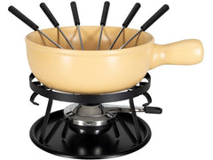 Nouvel | Käsefondue - Set Uni, 9-teilig | beige
