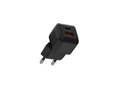 Xtorm | Wall Charger NextGen, 25W, 1xC, 1xA | 100-240V, 1xUSB-C 25W, 1xUSB-A 18W, schwarz