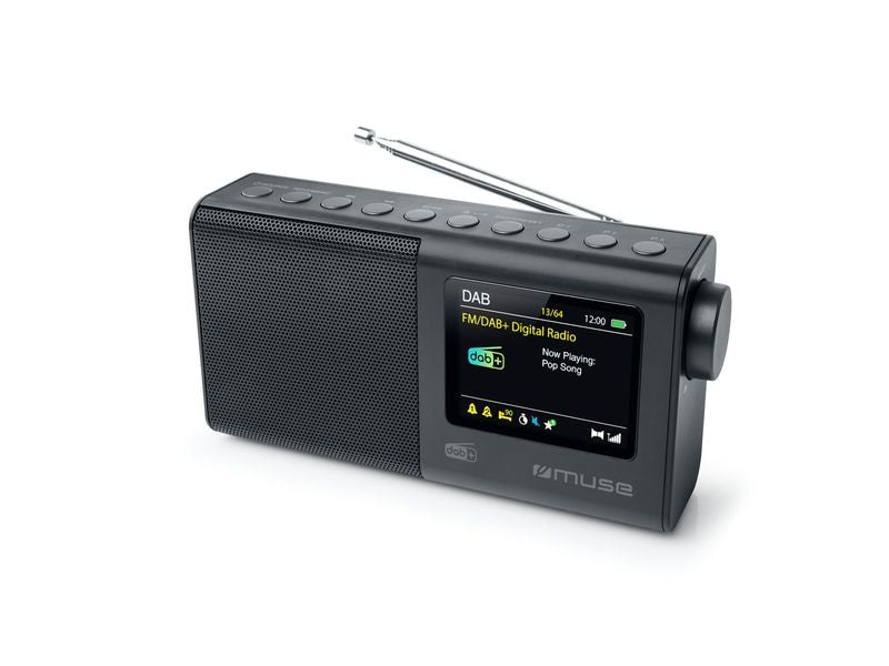 Muse | M-117 DB | Tragbar, DAB+, FM, 2.8 Zoll TFT Farbdisplay